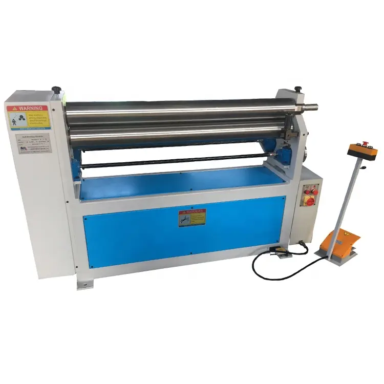 6 mm thickness Hot Selling 3 roll steel plate bending machine  Light and medium gauge plate rolling machine
