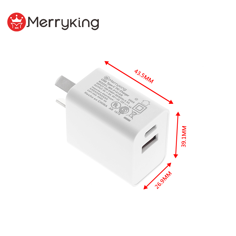 2020 AR/EU/US/UK plug Новый настенное зарядное устройство 18 Вт USB C PD зарядное устройство QC 3,0 Быстрая зарядка настенный usb-адаптер