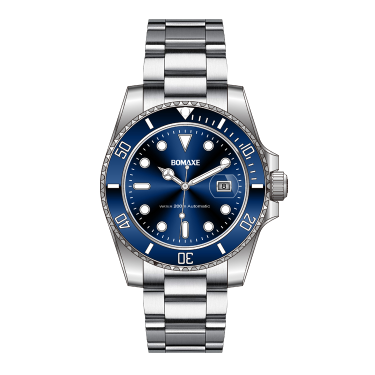 Часы Rolexables Мужские автоматические, брендовые люксовые водонепроницаемые профессиональные наручные, из нержавеющей стали, 20 АТМ, для дайвинга