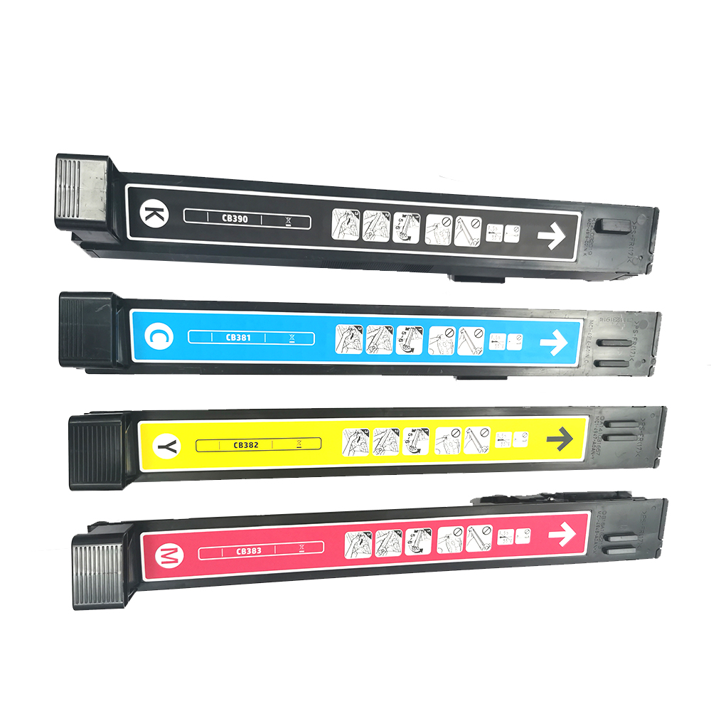 Совместимый картридж с тонером CB380 CB381 CB382 CB383A для HP Color LaserJet 6014 6015 6030 6040 CB390A