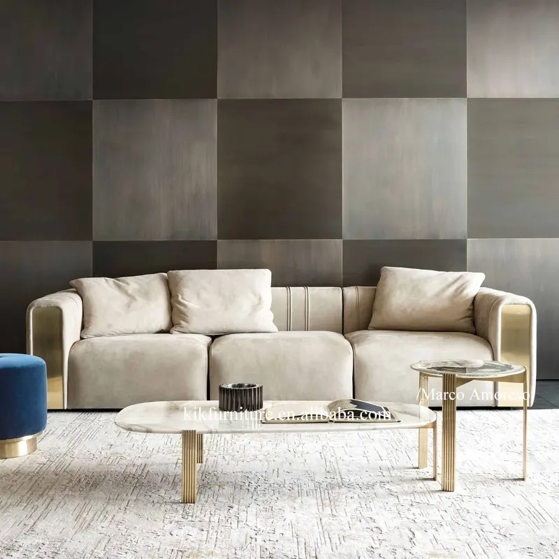 latest design brands furniture living room sofa cream white genuine leather 3 seater sofa modern luxury couches