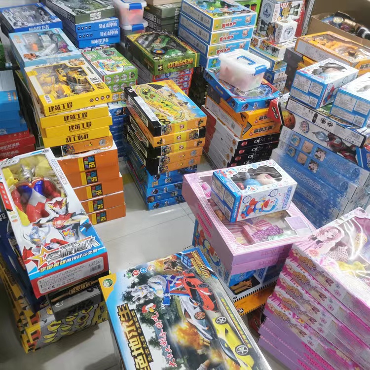 Promotional plastic kids toy stock lot by weight children stock lot toys by container & kg children game