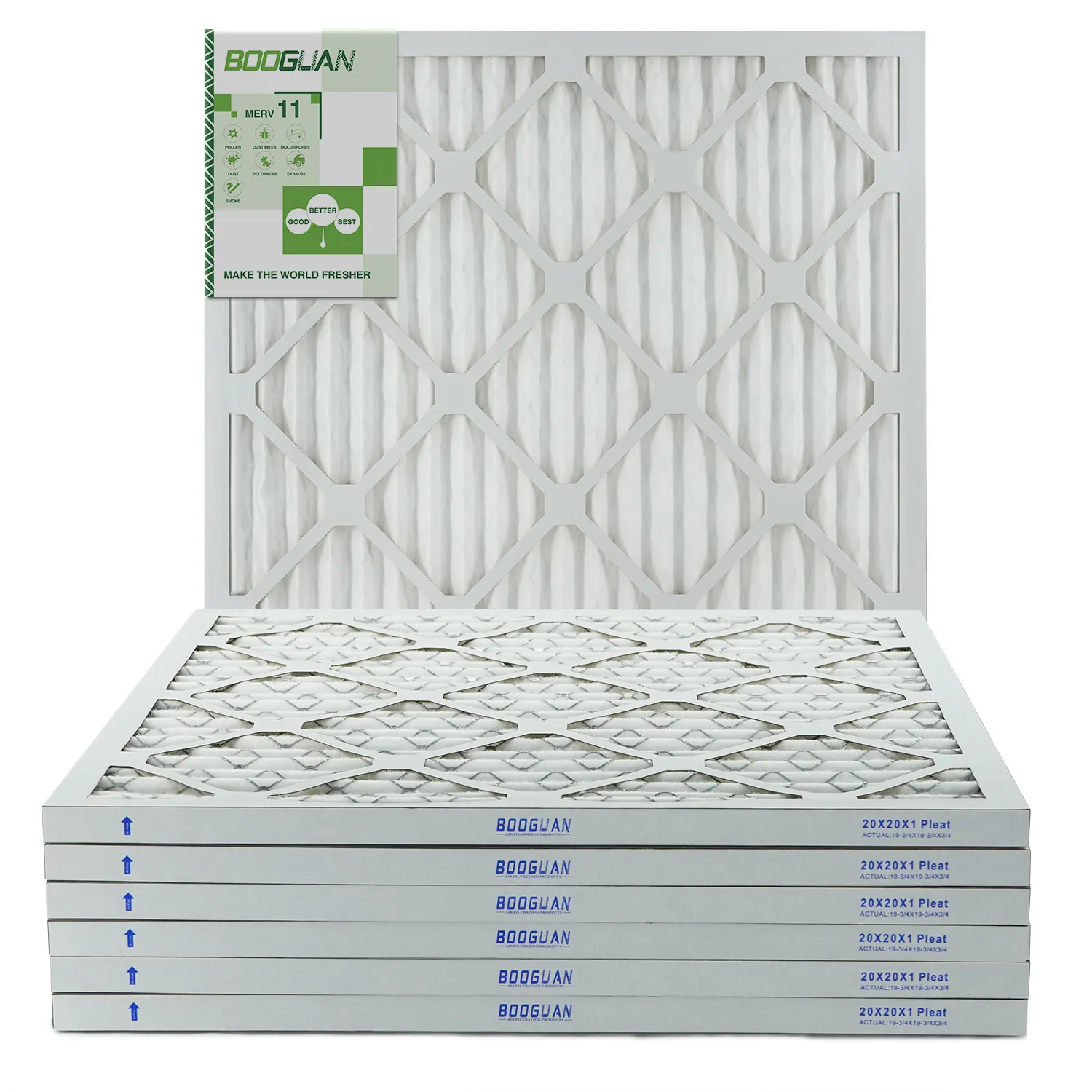 Professional Manufacturer Merv 11 Pleated Ac Furnace Air Filter Primary Disposable Panel Air Filter