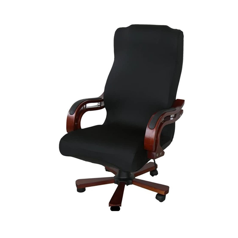 Чехлы для компьютерных офисных стульев размера S/M/L, однотонные Чехлы для босса, эластичные Чехлы для вращающихся стульев, чехлы для защиты от грязи