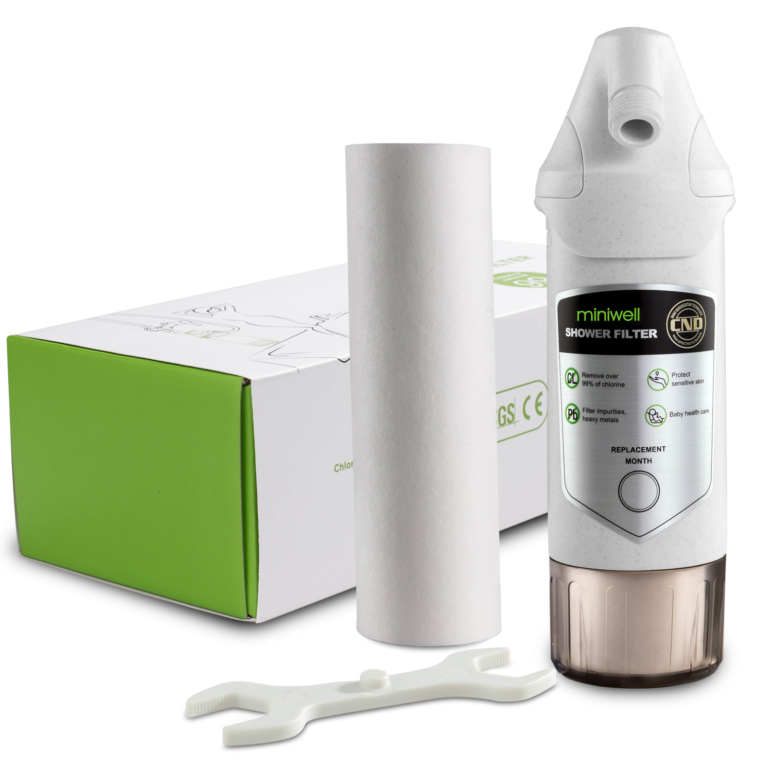 Multi stages filter , shower water filter - shower water softener