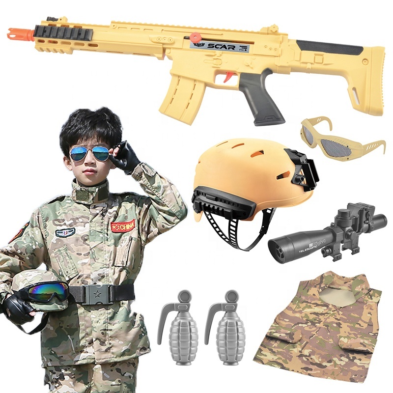 Role Play Desert Police Set Toy Police Gun Toys For Kids