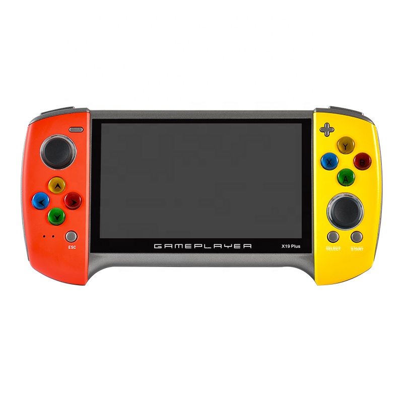 Оптовая продажа, X19 PLUS портативная игровая консоль с 5,1 дюймовым HD экраном, игровой плеер
