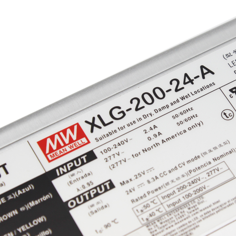 XLG-200-24-A оригинальный источник питания для светодиодного драйвера Meanwell