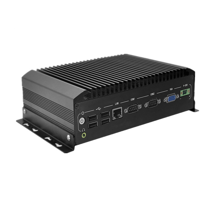 Xingtac компактный промышленный ПК в стойку 4 Гб 64 Гб x86 J1900 Din rail брандмауэр Pfsense Безвентиляторный Компьютер