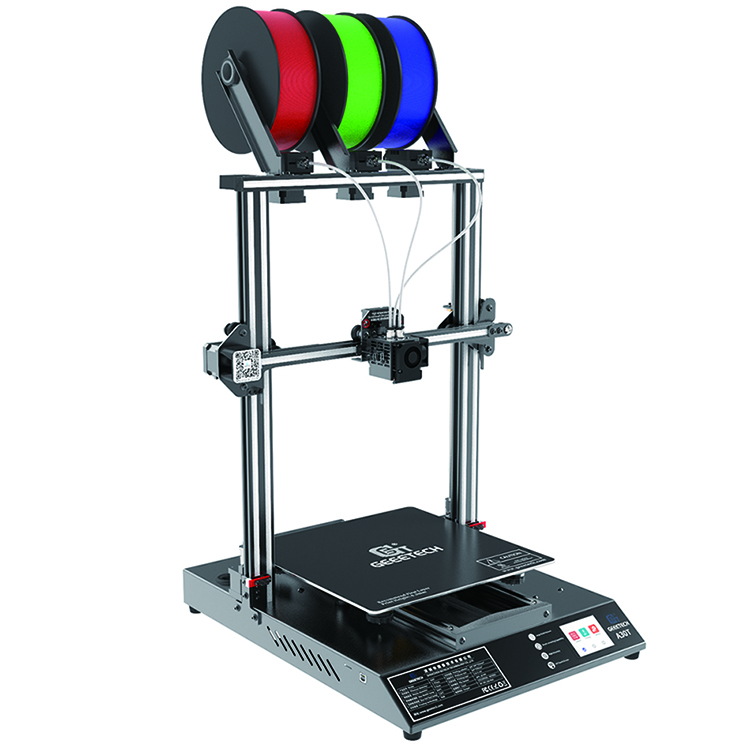 Geeetech разных цветов разноцветные 3D печать 3 в 1 из тройного Экструдер 3d цветной принтер большой 3d принтер три цвета 3d принтер