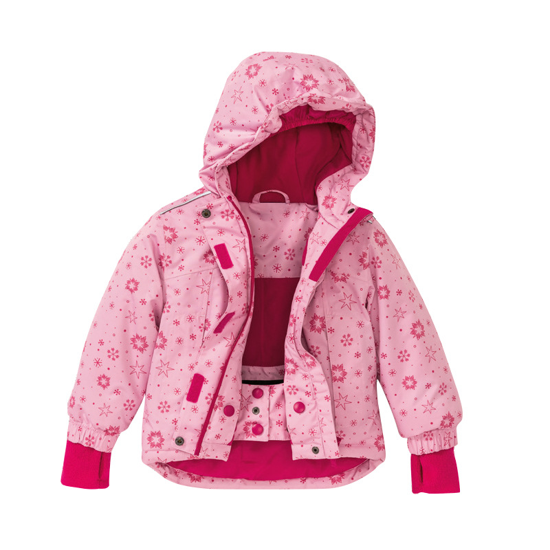 Winter thick warm Kids Ski Coat custom logo waterproof outdoor Ski Jacket for children