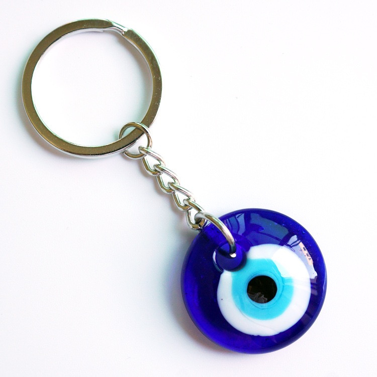 Devil's Eye Turkey Glass Blue Eyes Pendant Key Chain Jewelry Wholesale