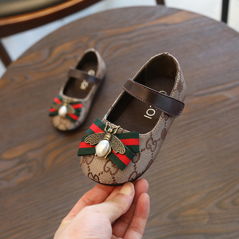 cloth shoes Korean style new spring children's soft soled princess shoes babykids' kids fancy shoes