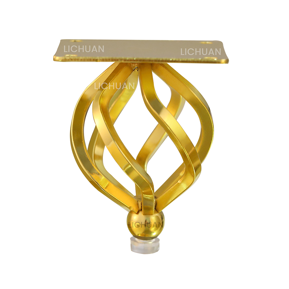 Gold Furniture Metal Leg Sofa Hardware Bed Support Feet Tv Stand Coffee Table Standing Feet Sofa Couch Leg Furniture Accessories