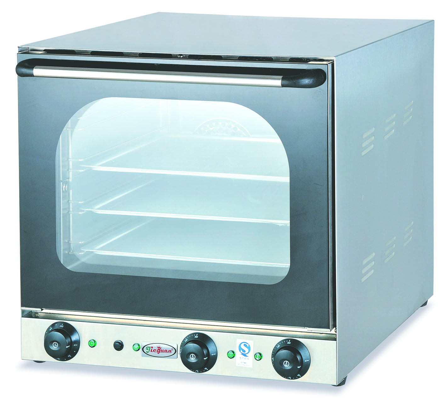 Commercial use stainless steel perspective convection bakery oven
