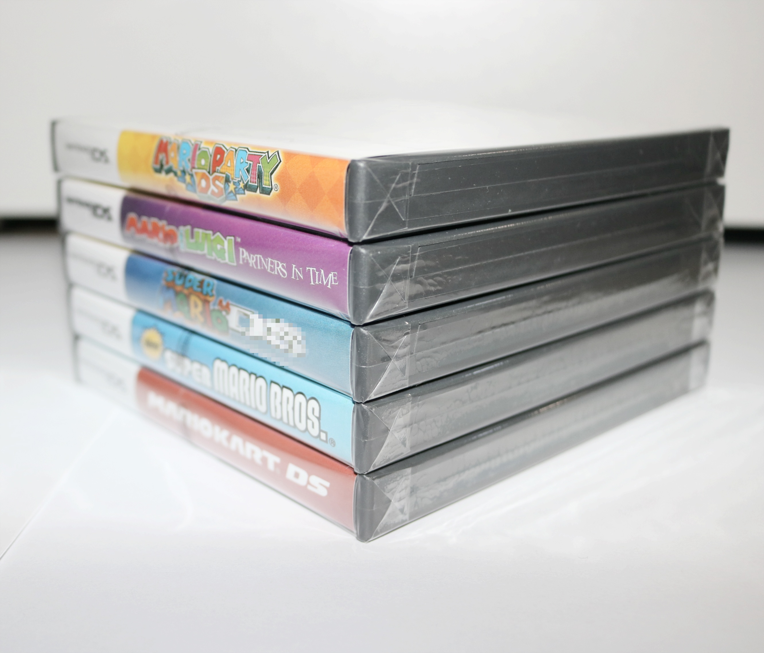 Версия США, совершенно новые Запечатанные игры Super Mario и карт для ds-игр, игры для Марио с коробкой и руководством