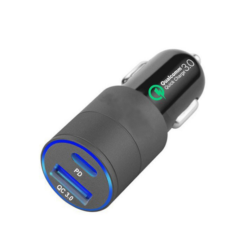 34WPD c+Fast Charging 3.0 Fast Dual-usb Mobile Car Charger