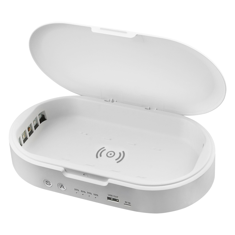 Greatrc OEM/ ODM 2020 новейший amazon, Ebay, Wish многофункциональный сотовый телефон 10 Вт УФ стерилизатор коробка с беспроводным зарядным устройством