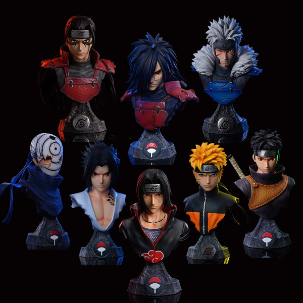 Японское аниме 16 см/дюйма NARUOT Uchiha Itachi Sasuke Madara Obito Shisui Shodai Hokage Senju Tobirama бюст экшн-фигурка
