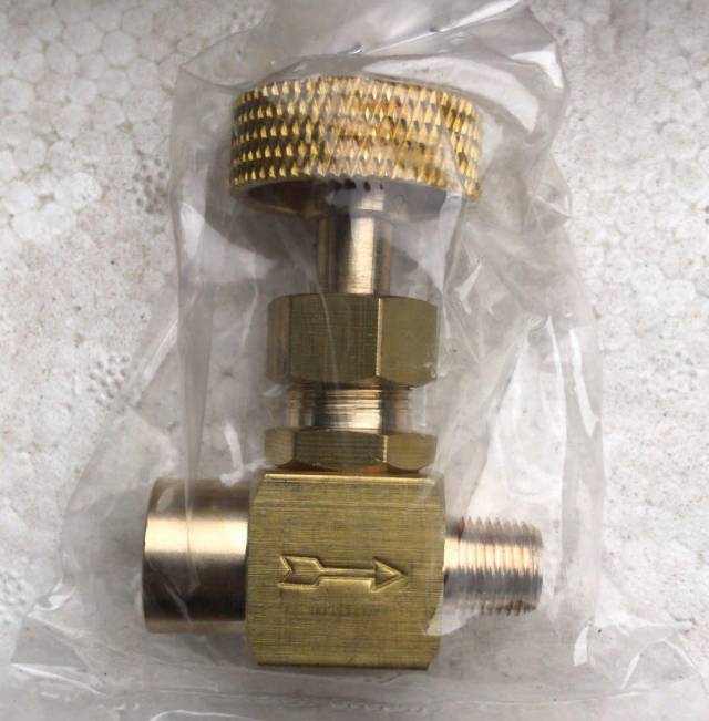 200 шт. латунь игольчатый клапан 1/4inc NPT X 1/4 дюйма/NPT