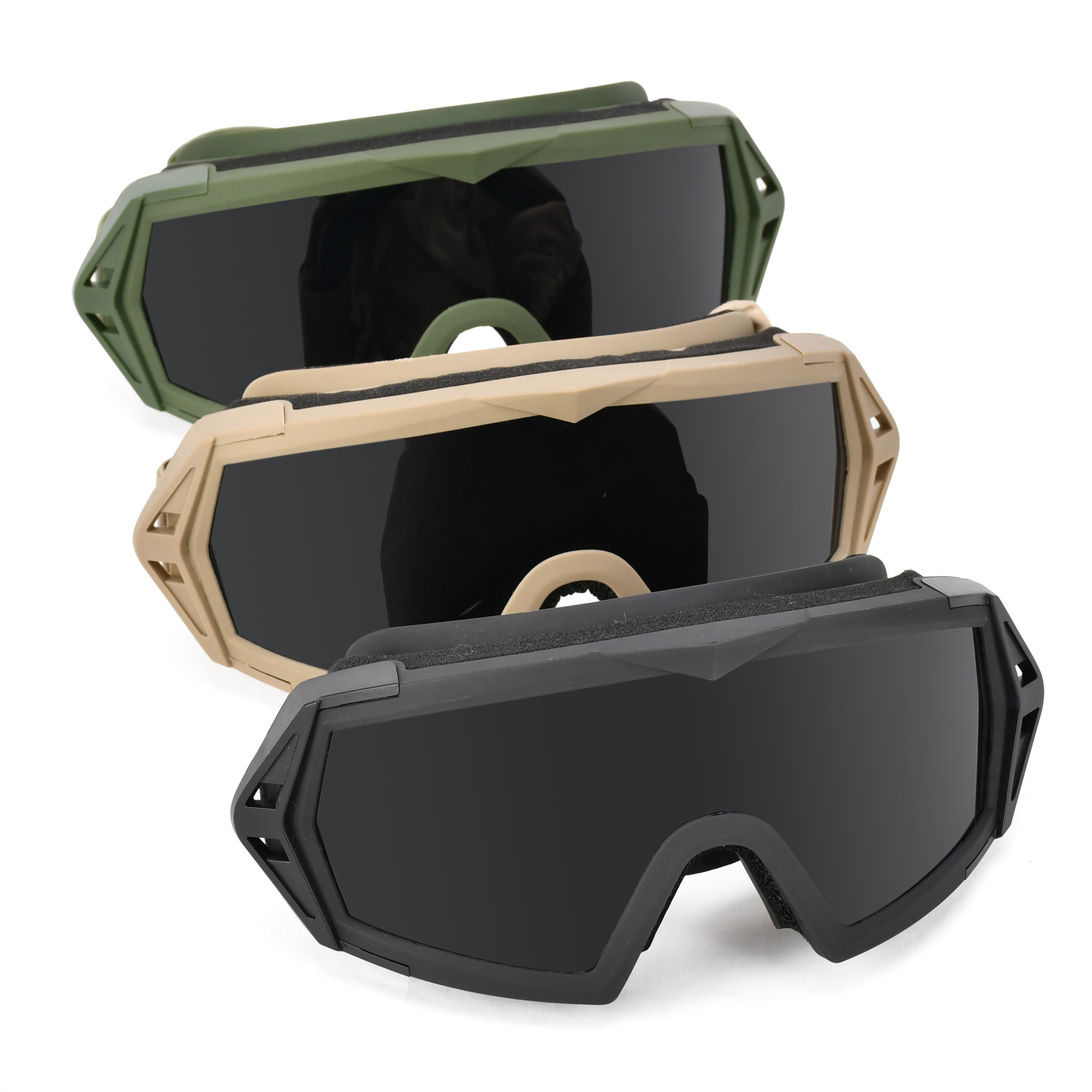 Large Stock Anti Impact Custom tactical glasses cs games goggles ballistic Goggle Shooting Glasses