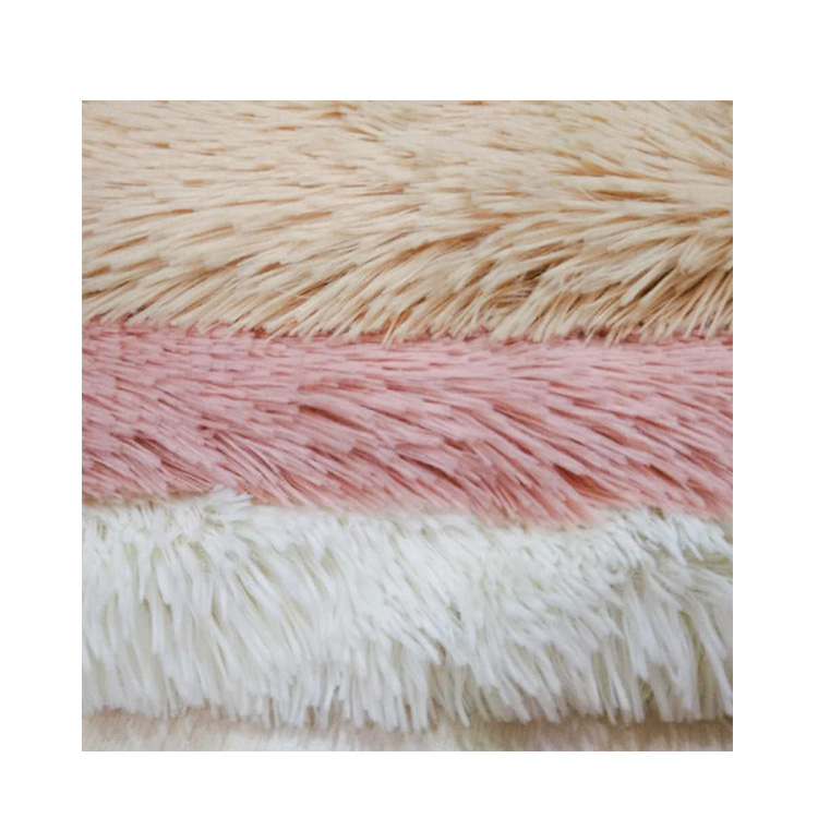 KINGCASON Amazon Hot sale 40MM 100% Polyester Pv Plush Artificial Fake Faux Fur Fabric For Toys Carpet