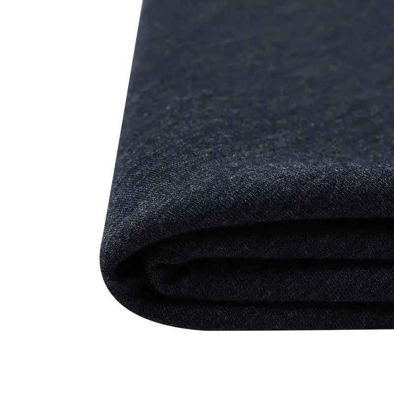Elastic soft acrylic rayon polyester spandex blended thermal underwear fabric