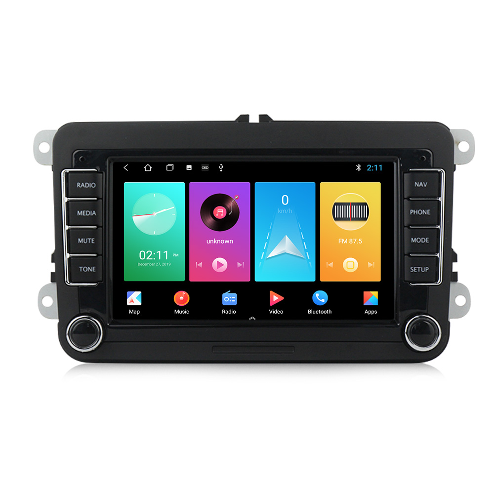 MEKEDE Android 9 4core android автомобильный dvd плеер для VW/POLO/PASSAT B6/Golf/TOURAN SHARAN 2 ГБ + 32 ГБ, Wi-Fi, GPS, Bluetooth, радио