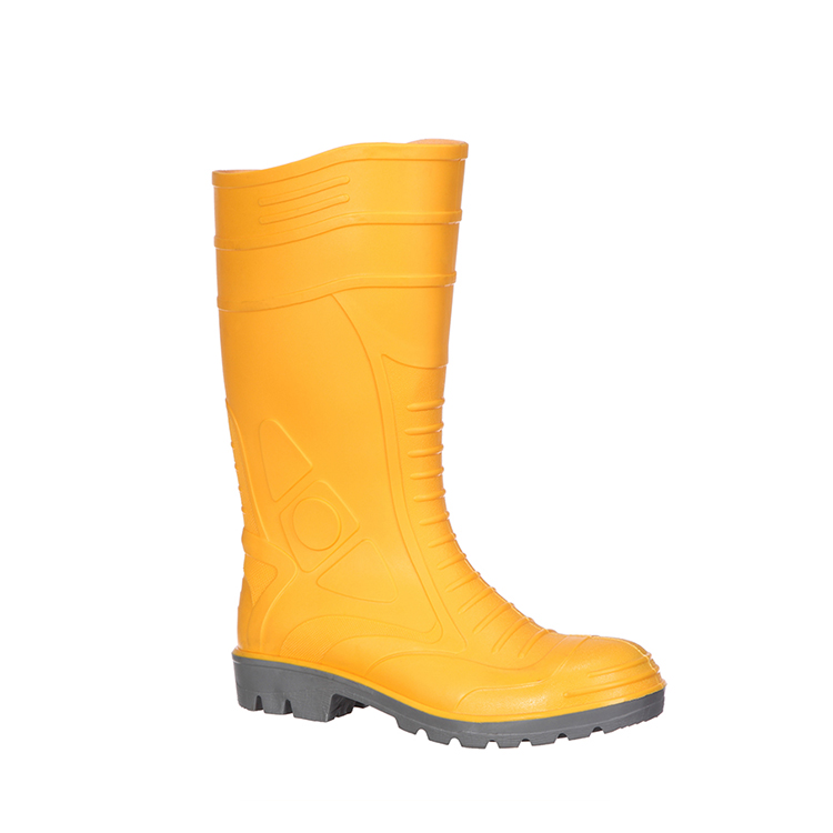 Designer's latest popular design style bigger size steel toe safety gum hunting boots leather