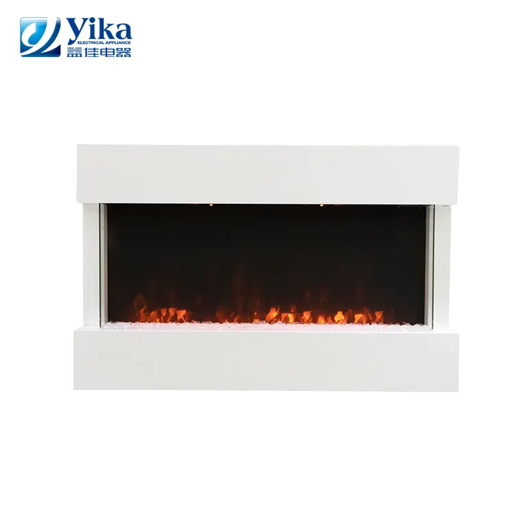 Low price remote control electric fireplace with LED flame