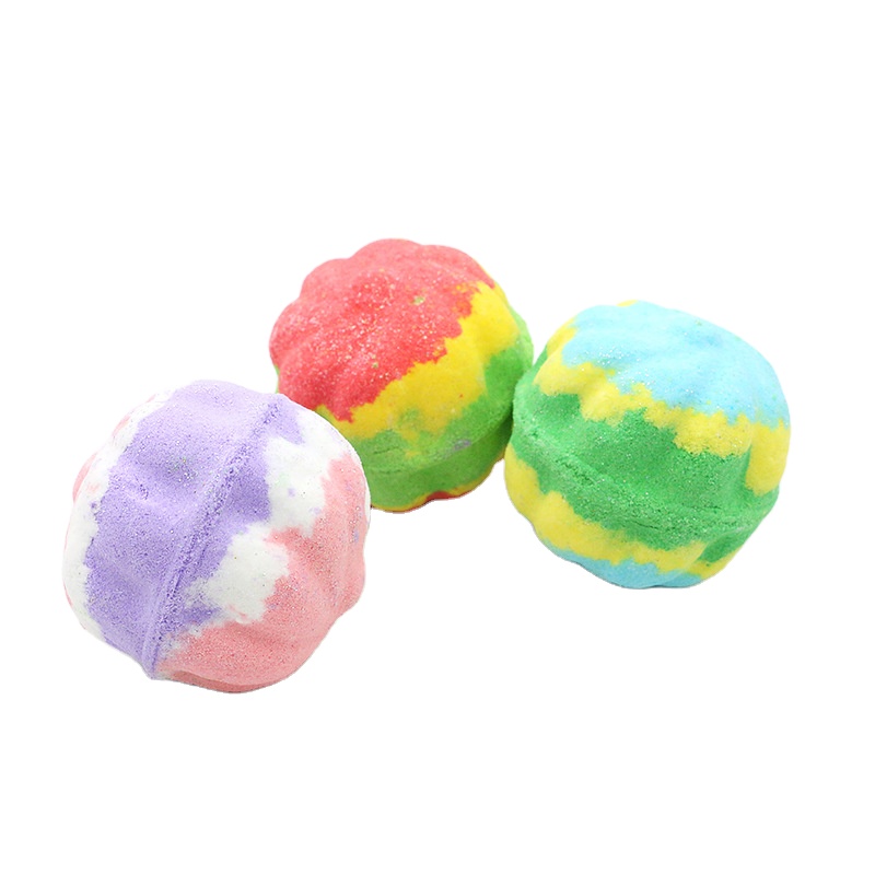 100g Sweet Orange Vanilla Bath Salt ball rainbow bubble essential oil ball