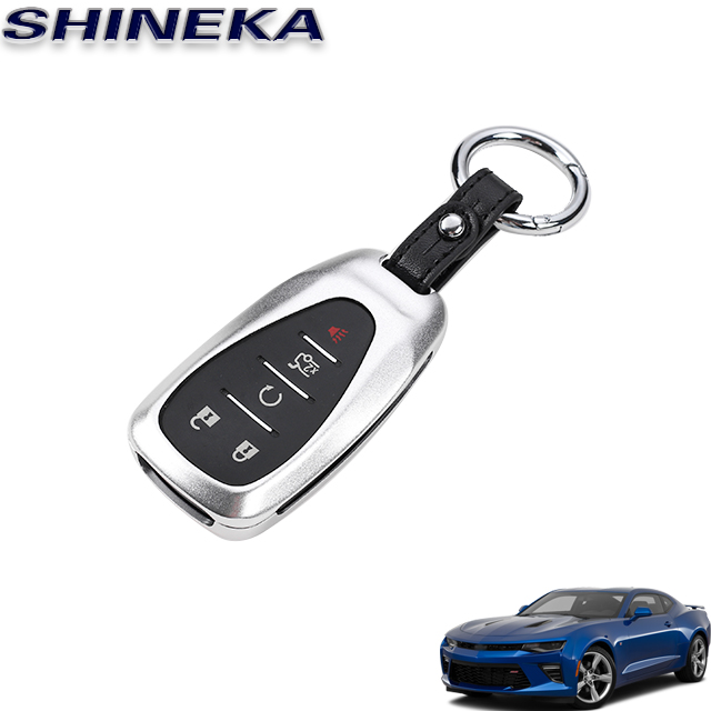 High Quality Car Interior Accessories Smart Remote Metal Cover Key Case For Chevrolet Camaro
