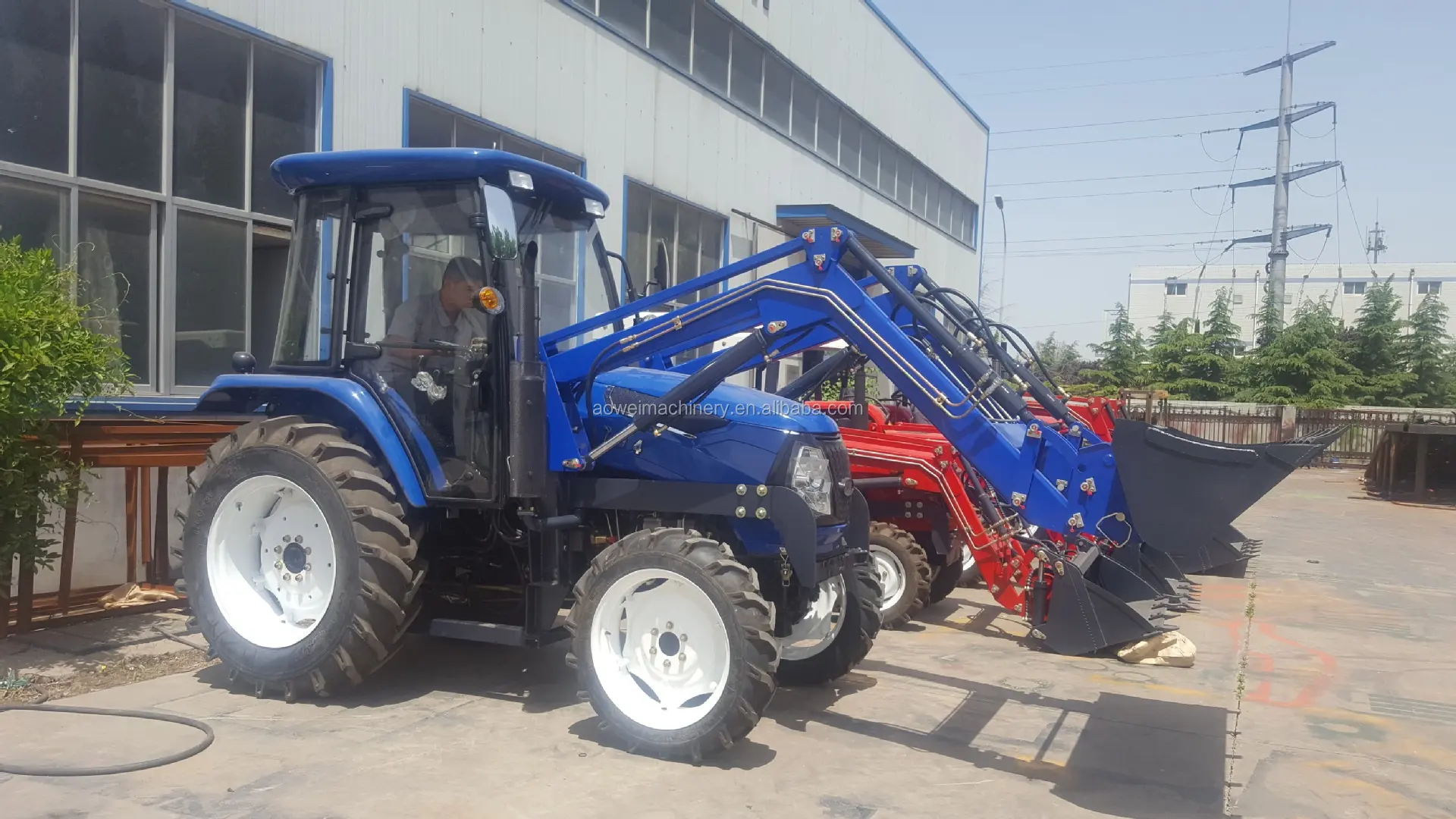 Farm Tractor Loader Cheap Agriculture Machinery Farm Machine Wheel Tractor Front End Loader For Sale