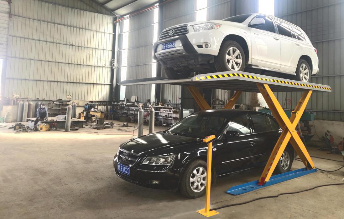 ZX Underground Hydraulic Double Deck Scissor Car Parking Lift