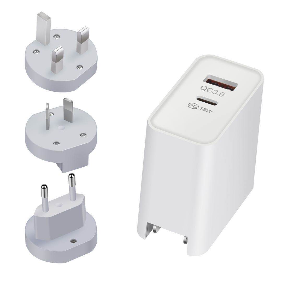 48 Вт 2 порта USB PD домашний настенный телефон зарядное устройство qc3.0 type-c адаптер для США