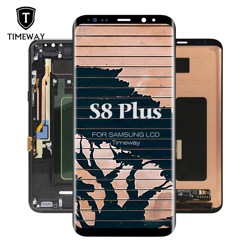 Оригинальный сменный ЖК-экран для Samsung Galaxy S8 Plus, сенсорный ЖК-дисплей для Samsung S8 Plus, сменный ЖК-экран для samsung