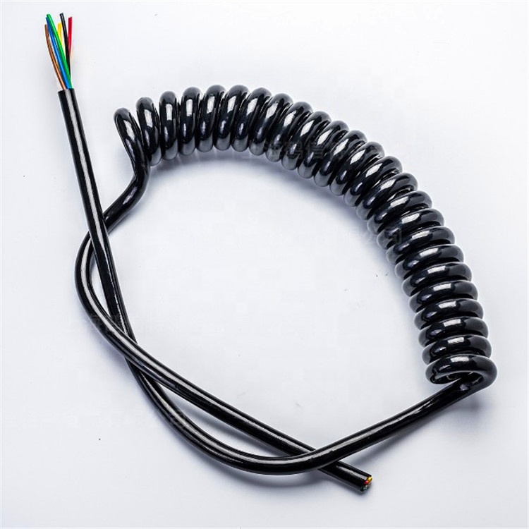 Micro usb/Вилка питания велкобритания/Molex Tyco Amp, возраст: 3, 4, 6, 7, 8, 9, 10, 12 ядер гибкой пружиной спиральный кабель