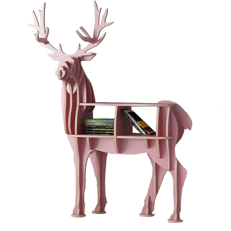 Creative children's bookshelf shelf vestibule porch table sofa side several clothing shop window floor decoration