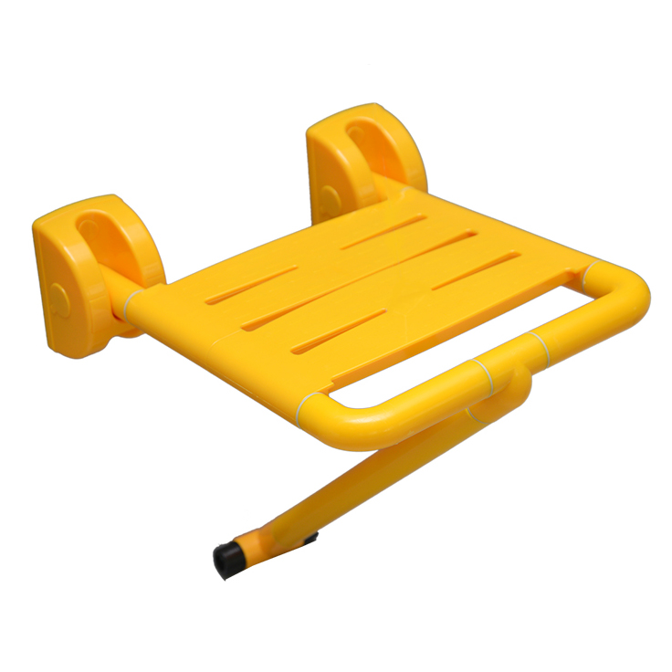 Professional made bathroom bath chair non-slip comfortable wall-mounted folding shower seat