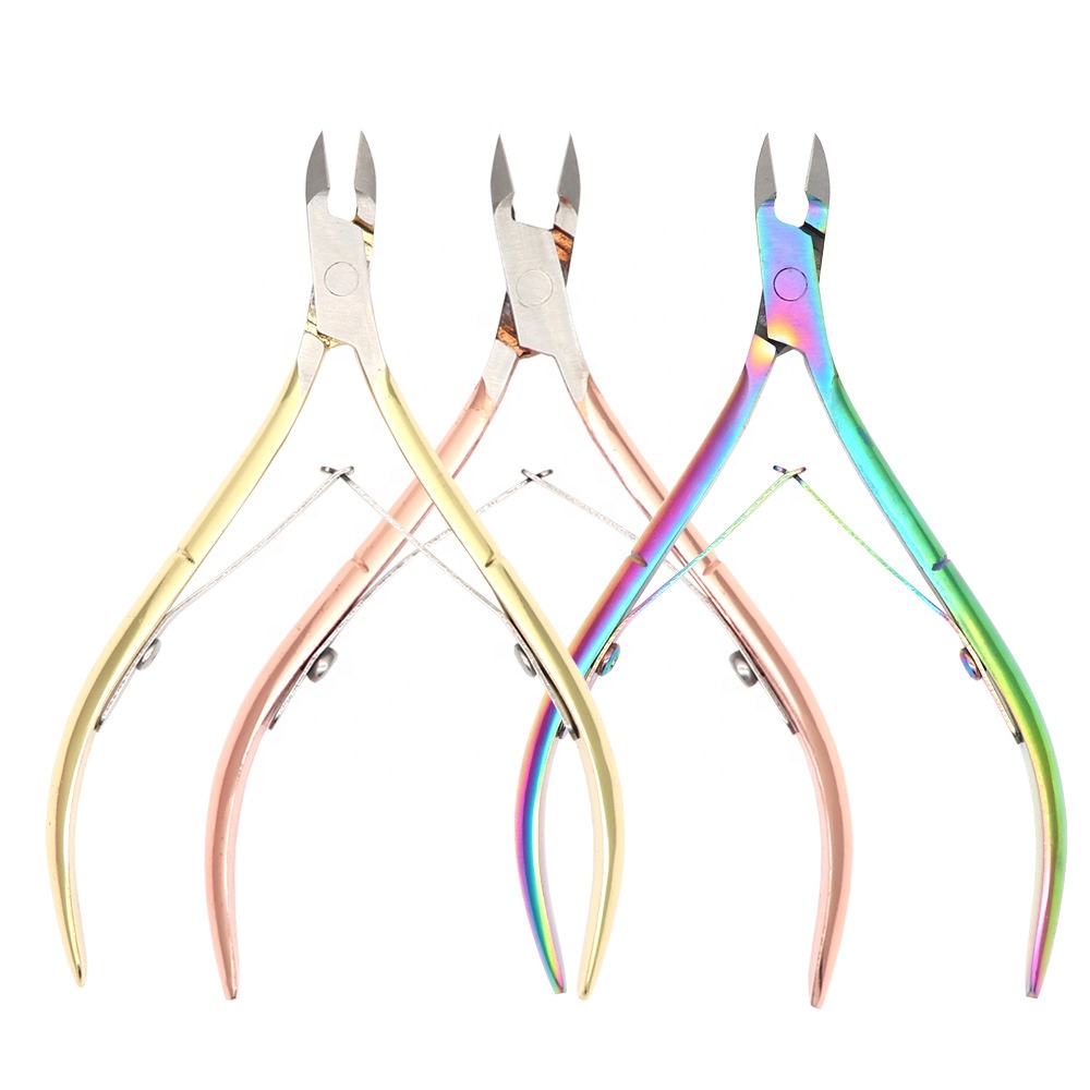 1PC Cuticle Nippers Nail Manicure Scissors Cuticle Clippers Trimmer Dead Skin Remover Pedicure Stainless Steel Cutters Tools