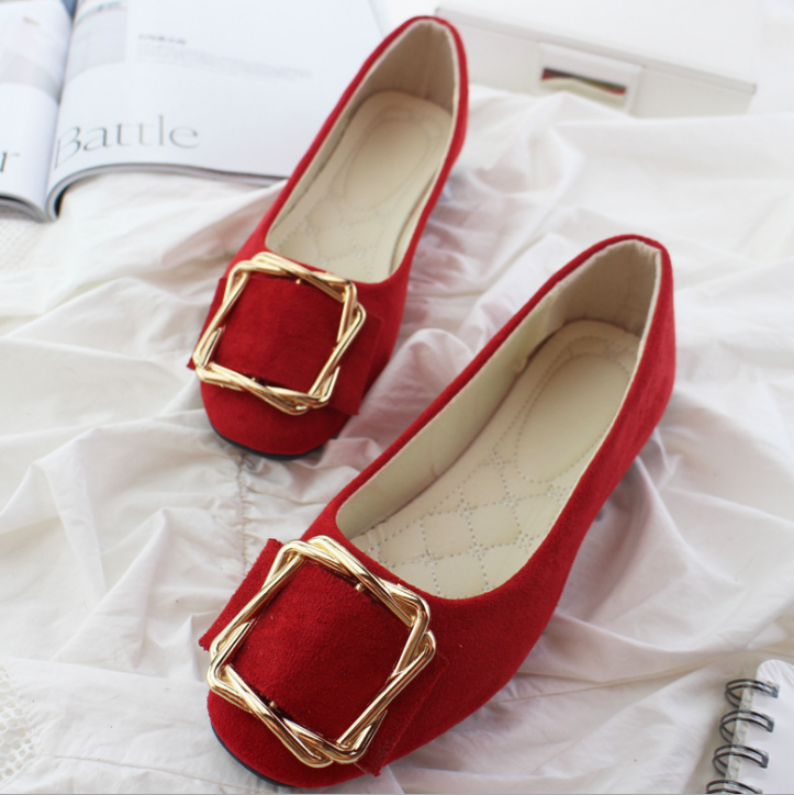 New Arrival Fashion Women Shoes Casual Flat Lady Work Plus Size Shoes