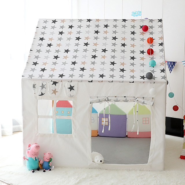 Kids play game house castle toy bed indoor tent