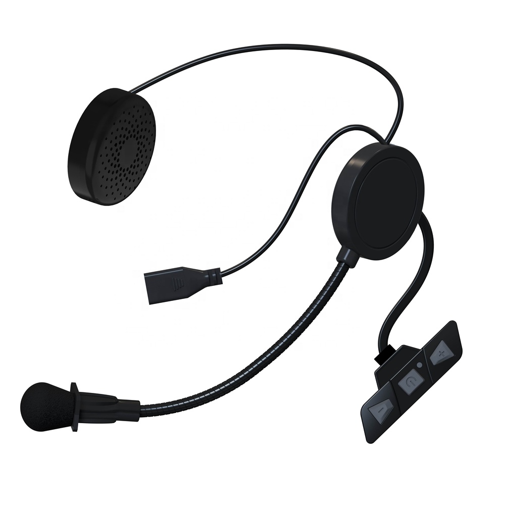 Bluetooth гарнитура для шлема для мотоцикла V5.2 беспроводной шлем гарнитура наушники хэндс-фри говорить с внутр. большими кнопками