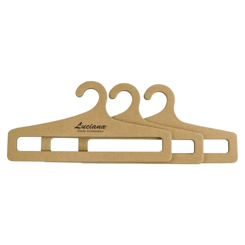 Paper Hangers Fashion Customized Hanger Eco- Friendly Recycled Paper Pulp Hanger