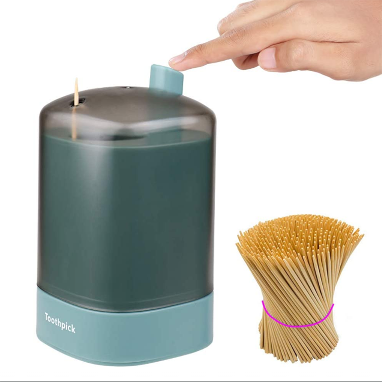 Custom LOGO Creative automatic press toothpick box household living room Toothpick Box Toothpick Holder