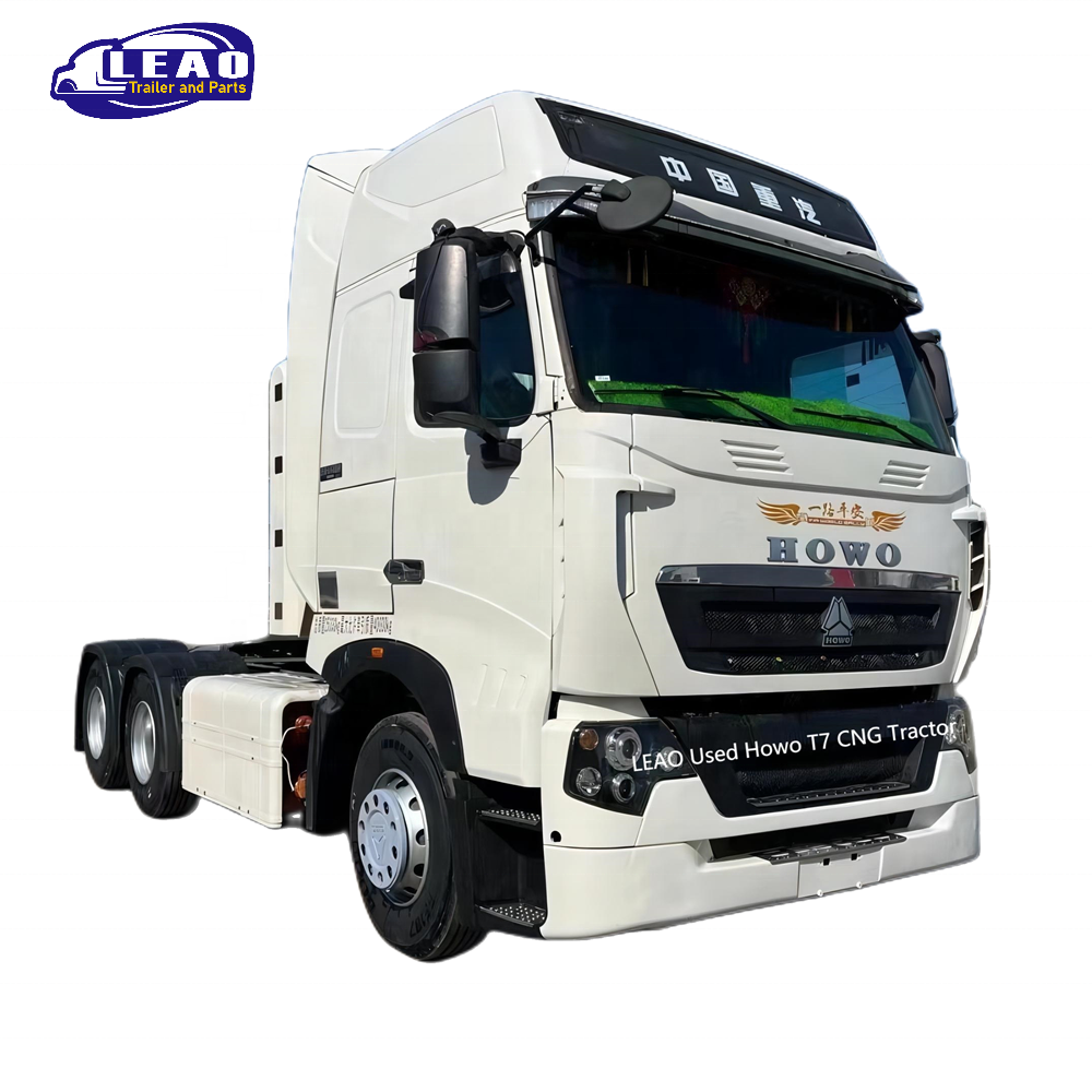 Хорошее состояние, б/у HOWO A7 T7 T7H C7 CNG Тракторные грузовики, грузовик с сжатым природным газом, 480HP 440HP головка трактора