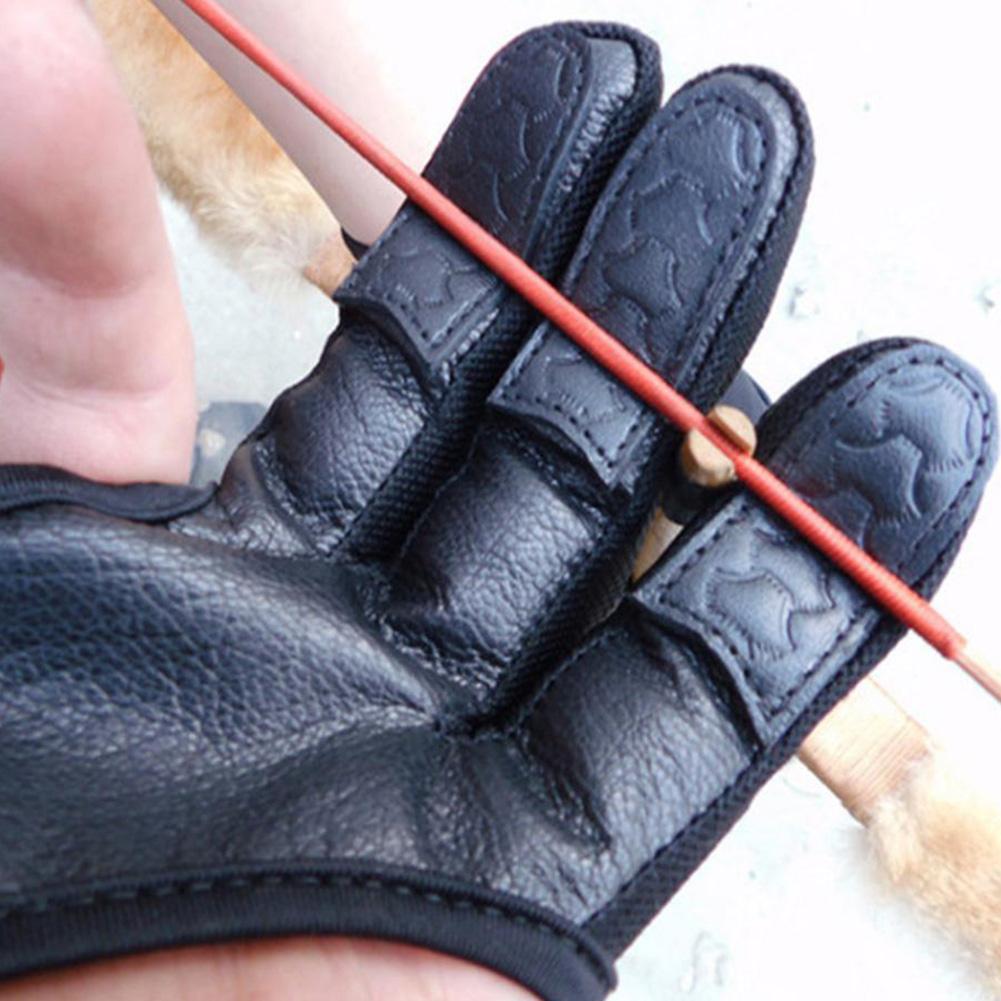 Fingers Elastic Hand Guard Protective Shooting Mitten Archery Bow Compound Bow hunting Fit Accessory Shooting Mitten