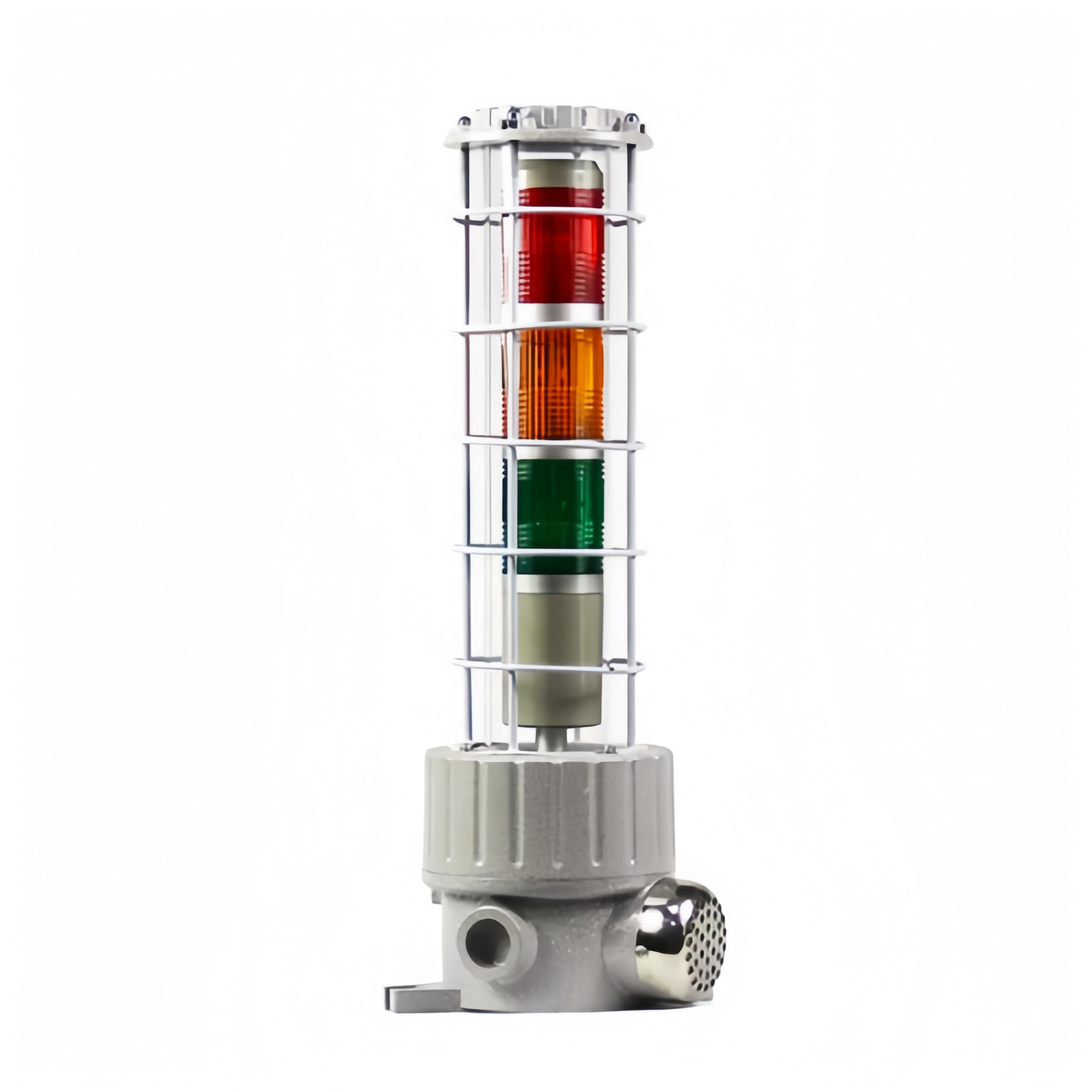 Weatherproof ATEX 120dB RGB Explosion Proof Rotate Audio Warning Siren Alarm Light For Oil Gas Stations IP65 IP66