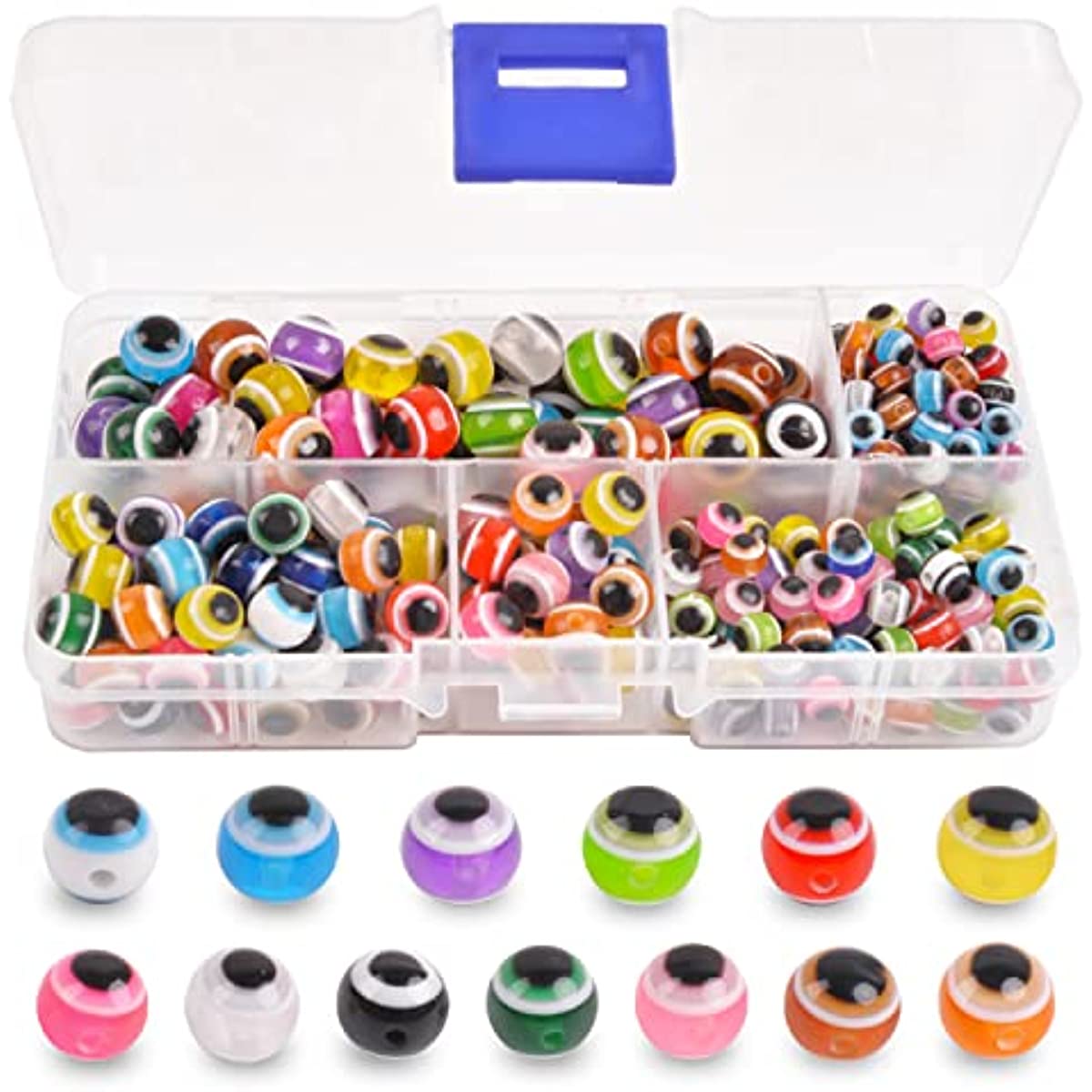 310PCS Fishing Beads Set Artificial Bait Eggs Round Carp fishing beads for Fishing Lures Texas Carolina Rig Tackle 5/6/8/10mm
