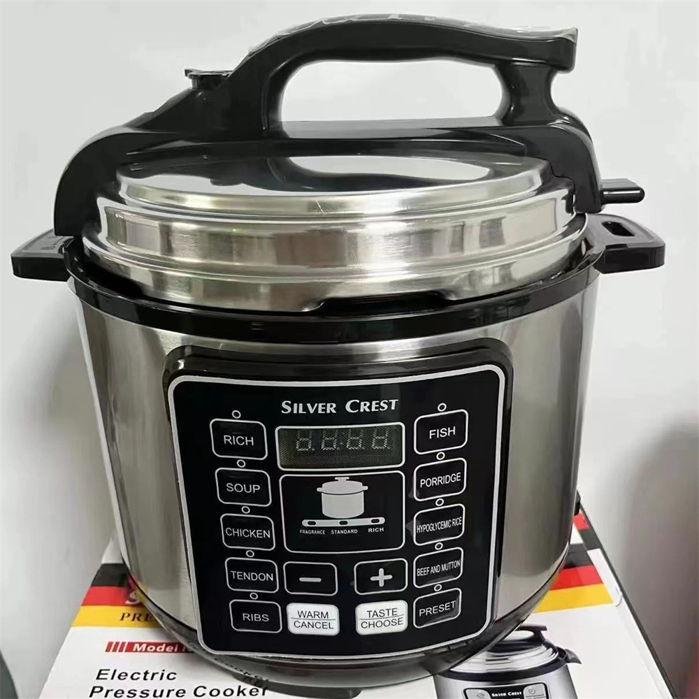 Factory Price 8L 10L 12L electric steamer 11 preset menu 5L 6L digital slow smart pressure cooker rice cookers electric